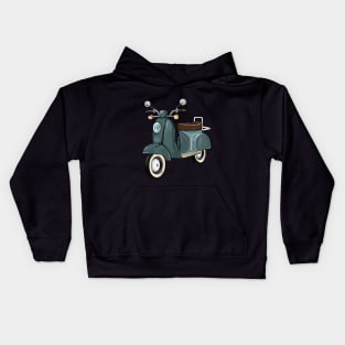 Cool moped Kids Hoodie